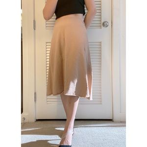 Zara high waisted midi skirt